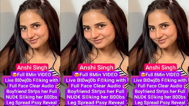 Anshi Singh First Time Ever with Boyfriend – Live Blowjob Fucking with Full Face