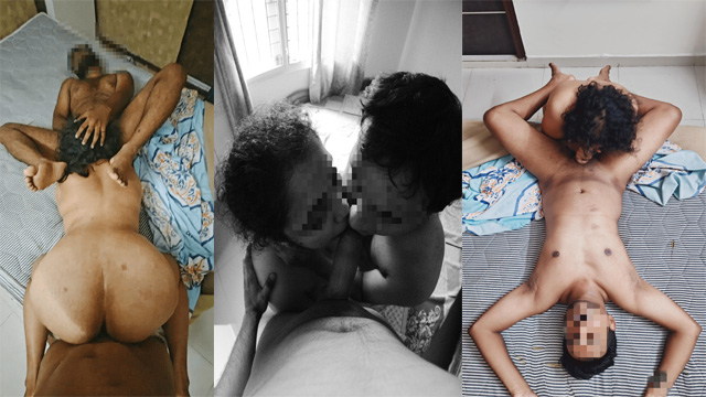 Chubby Wife Threesome – With Husband & His Best Friend Mms
