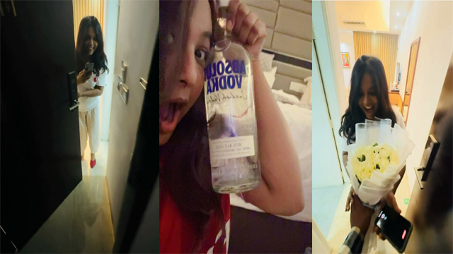 Hot Drinking Faria – Bathing Fucking Mms Part 3