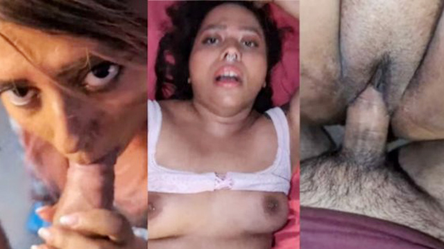 NRI Pierced Boobs Blowjob & Hard Fucking