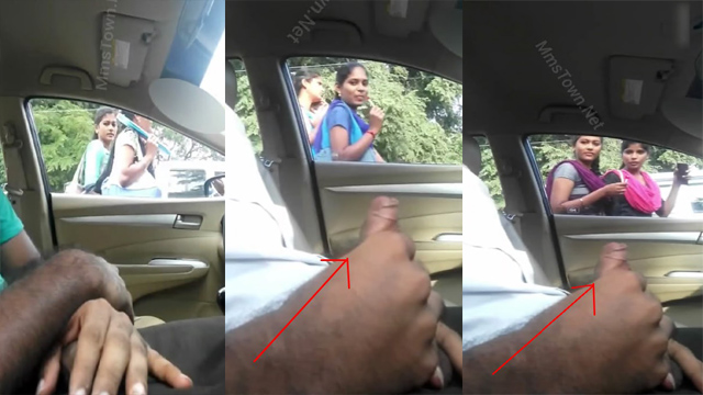 Daring Guy Flash Dick – Infront Of College Girls Inside Car