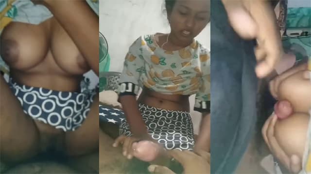 Lankan Babe Hard – Titjob For Boyfriend MMS