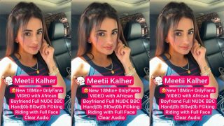 Meetii Kalher New Blowjob And Fucking By African Black Guy Video HD