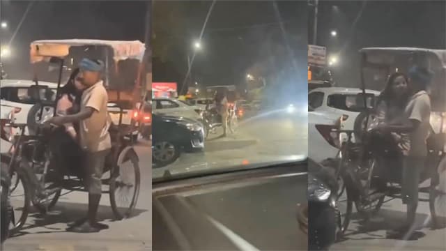 Road Side Rickshaw – Girl Caught Dick Viral