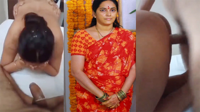 Office Maid Aunty Met Threesome Sex Mms