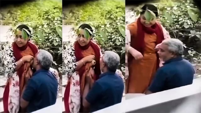Aunty Boobs Park – Old Man Hard Fuck MMS