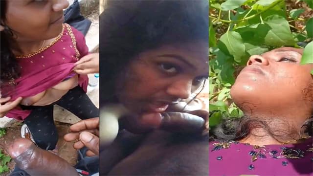 Tamil Girl Blowjob & OYO Fucking Jungle Outdoor