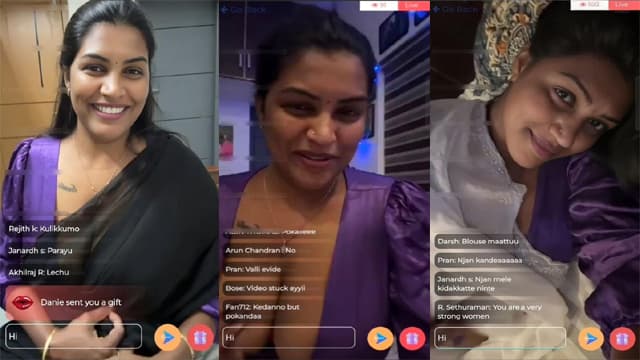 Hot Model Reshma Live Stripping Nude Show