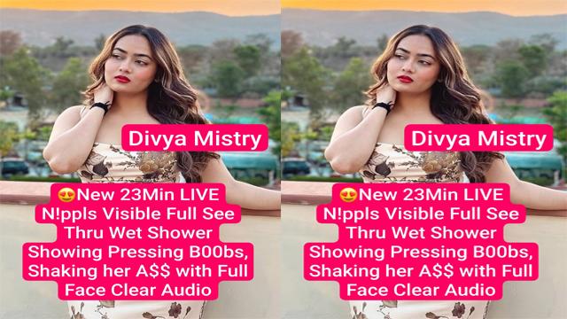 Horny Divya Mistry New Wet Shower First Time