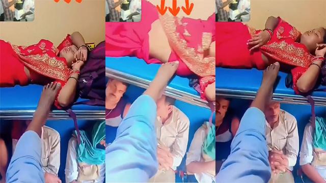 Sexy Erotic View Inside Crowded General Train Coach