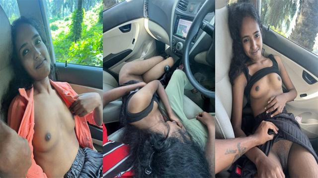 Mallu Young Slim GF Doggy Fucking Car Video Captured