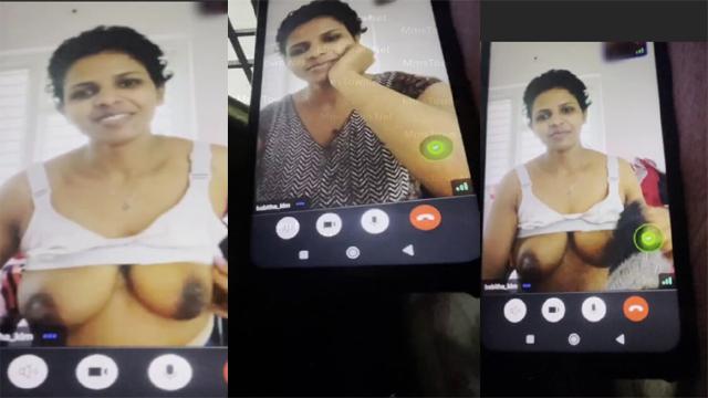 Tamil Teacher Showing On Video Call Talk