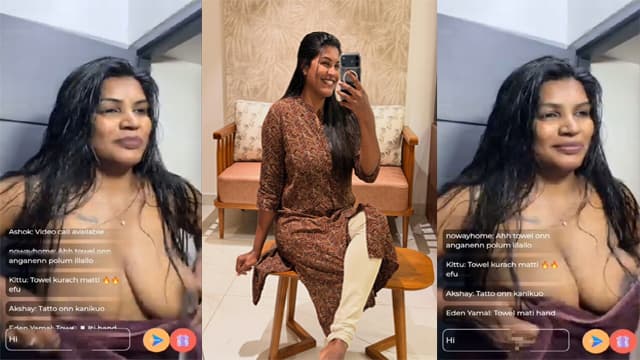 Mallu Reshma Rechu First Ever Nip Slip Video Viral