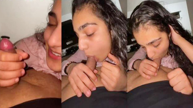 Desi Beautiful Girl Sucking BF Cock Cumshot Viral MMS