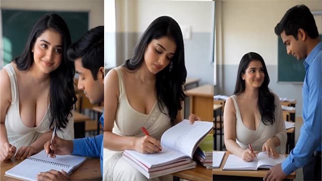 College Big Boobs Tutor Motivates A Student Fuck Video Free