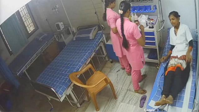 Desi Tamil Nurse Sexy Ass Clinic Hard Leak