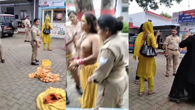 A Woman Walked Around Naked At The Police Station Leak
