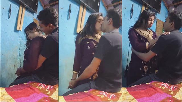 Young Sister Romantic Kiss Her Brother Video