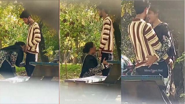Cute Lovers Outdoor Blowjob Secret Recording Viral Video