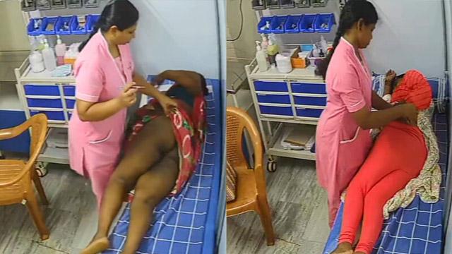 Tamil Aunty Clinic Big Ass Injection CCTV Viral