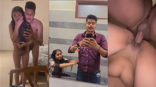 Young Indian Girl Sucking Boyfriend Dick Painful Fucking Video