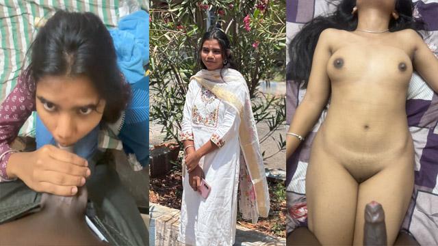Desi Mallu Slim GF First Time Blowjob Sex MMS