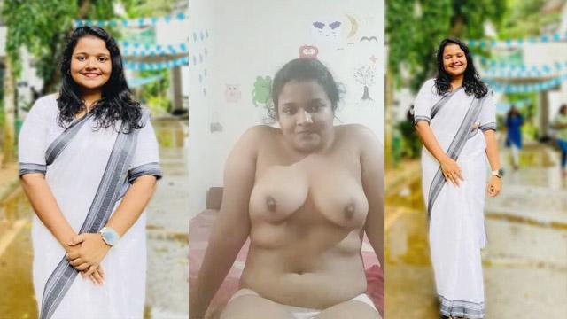 Desi Chubby GF Big Tits Rubbing Viral Clip